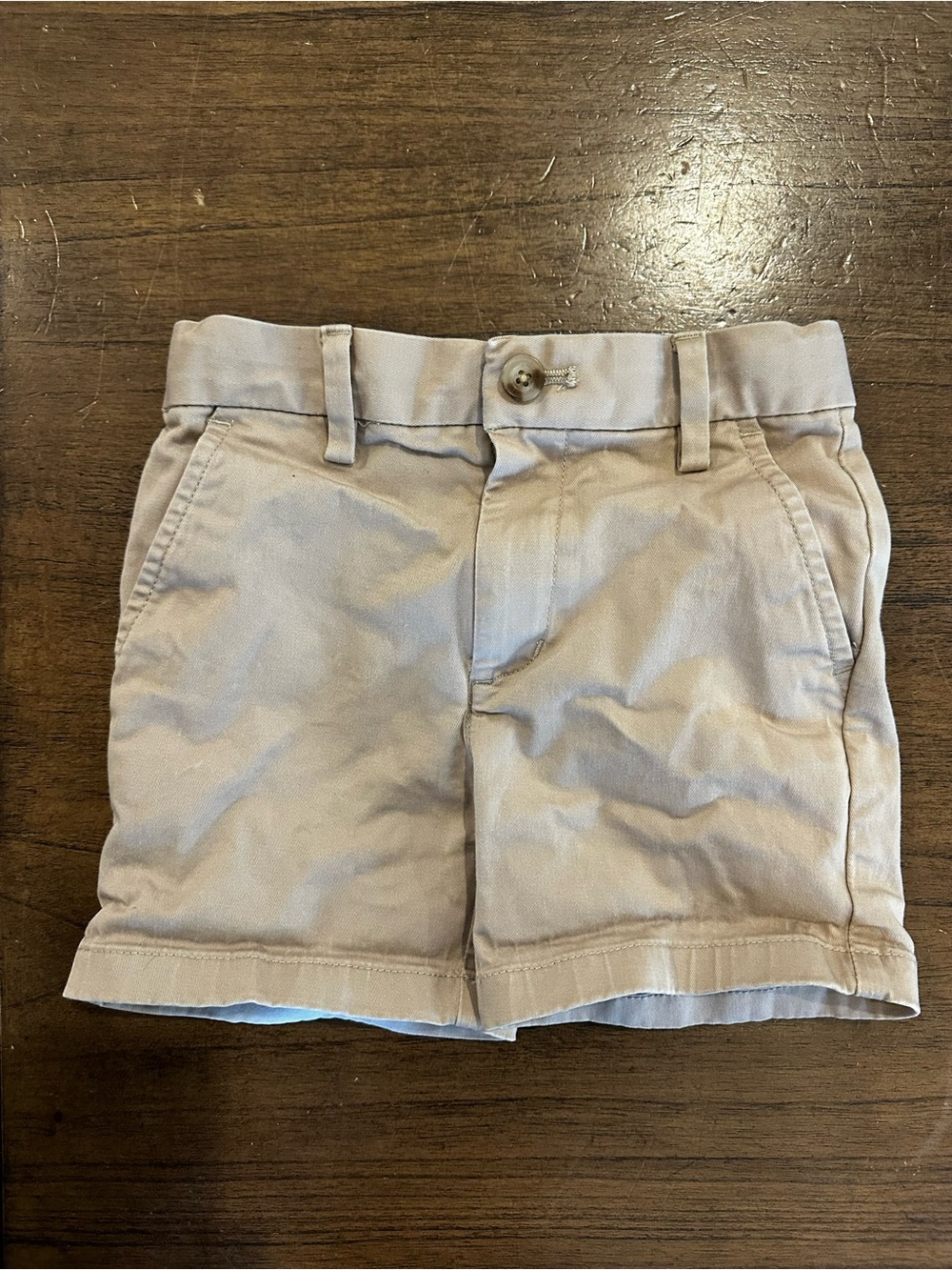 Vineyard Vines Boys Khaki Chino Shorts Size 3T Stretch Preppy